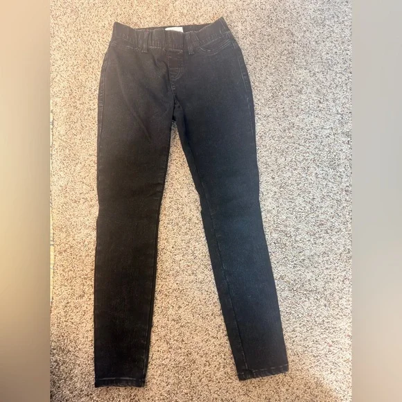 Daily Ritual Black Denim Jeggings - RARE - XS - Picture 6 of 9